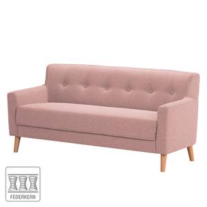 Sofa Bette II (3-Sitzer) Webstoff - Rosé