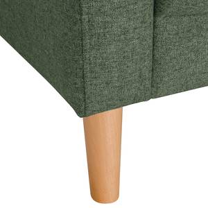 Sofa Bette I (3-Sitzer) Webstoff - Grün