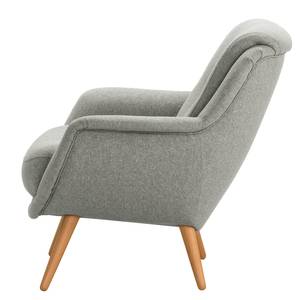 Fauteuil Saku geweven stof - Geweven stof Voer: Grijs