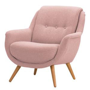 Fauteuil Saku geweven stof - Geweven stof Voer: Roza