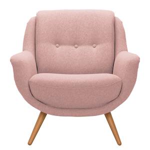 Fauteuil Saku geweven stof - Geweven stof Voer: Roza