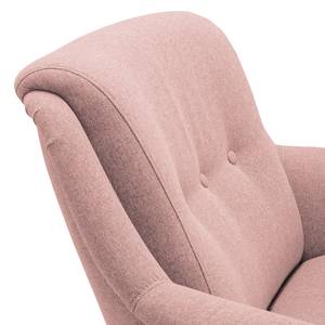 Fauteuil Saku geweven stof - Geweven stof Voer: Roza