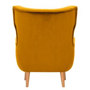 Fauteuil Boyka I fluweel - Velours Ravi: Mosterdgeel