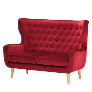 Sofa Boyka I (2-Sitzer) Samt Ravi: Rot