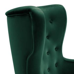 Fauteuil Boyka I fluweel - Velours Ravi: Antiek groen