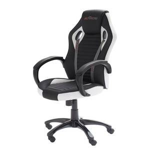 Sedia gaming Emra Similpelle / Nylon - Bianco / Nero