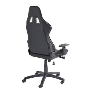 Chaise gamer mcRacer II Imitation cuir / Nylon - Noir