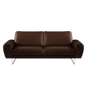 Sofa Kerman  (2-Sitzer) Echtleder - Dunkelbraun