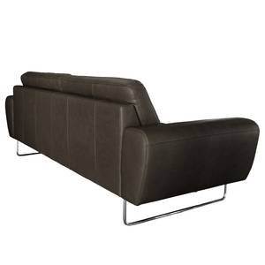 Sofa Kerman  (3-Sitzer) Echtleder - Schwarz