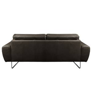 Sofa Kerman  (3-Sitzer) Echtleder - Schwarz