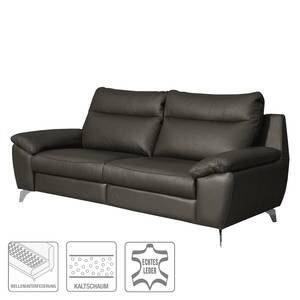 Sofa Kimball  (2,5 -Sitzer) Echtleder - Dunkelgrau - Keine Funktion