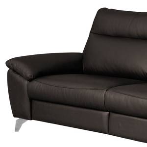 Sofa Kimball  (2,5 -Sitzer) Echtleder - Dunkelbraun - Relaxfunktion