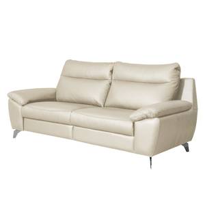 Sofa Kimball  (2,5 -Sitzer) Echtleder - Creme - Relaxfunktion