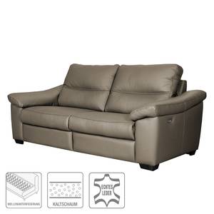 Sofa Lamexa I  (2,5 -Sitzer) Echtleder - Taupe - Relaxfunktion