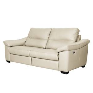 Sofa Lamexa I  (2,5 -Sitzer) Echtleder - Creme - Relaxfunktion