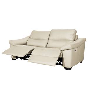 Sofa Lamexa I  (2,5 -Sitzer) Echtleder - Creme - Relaxfunktion