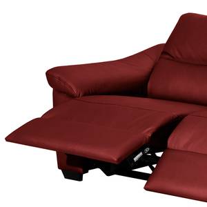 Sofa Lamexa I (2 -Sitzer) Echtleder - Rot - Relaxfunktion