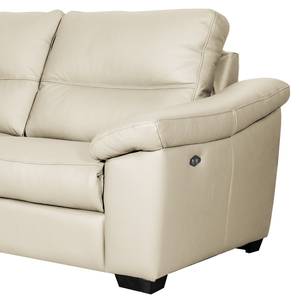 Sofa Lamexa I (2 -Sitzer) Echtleder - Creme - Relaxfunktion