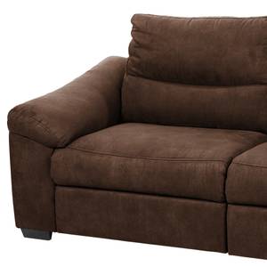 Sofa Lamexa II  (2,5 -Sitzer) Microfaser - Mokka - Relaxfunktion