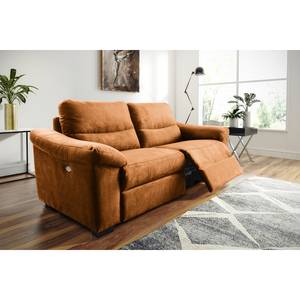 Sofa Lamexa II  (2,5 -Sitzer) Microfaser - Cognac - Relaxfunktion