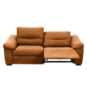 Sofa Lamexa II  (2,5 -Sitzer) Microfaser - Cognac - Relaxfunktion