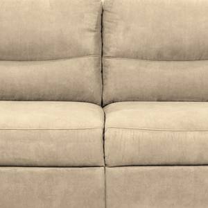 Bank Lamexa II (2,5-zits) microvezel - Warm beige - Relaxfunctie