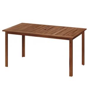 Table de jardin Mimo I Acacia massif - Marron