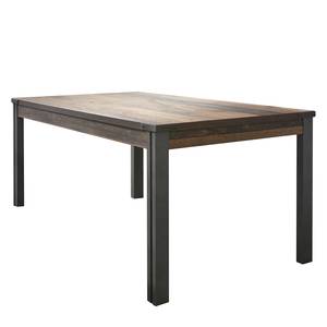 Table Prime Imitation pin recyclé / Anthracite
