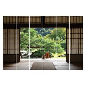 Panneau japonais Dojo (lot de 6) Microfibre - Sans matériel de montage