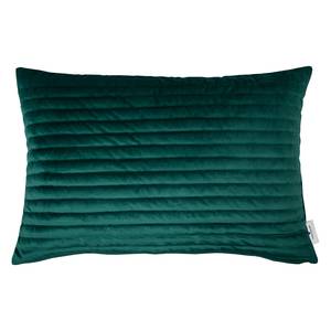 Housse de coussin T-Velvet Stripes Velours - Vert turquoise