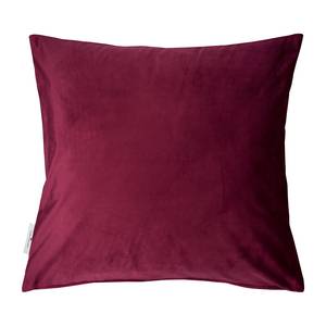 Housse de coussin T-Velvet Stripes Velours - Rouge Bordeaux