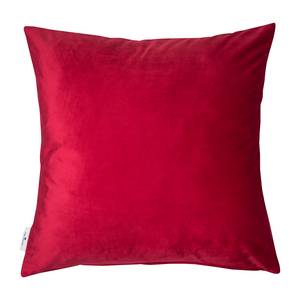 Housse de coussin T-Velvet Stripes Velours - Rouge