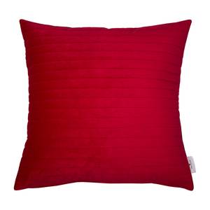 Kissenbezug T-Velvet Stripes Samt - Rot