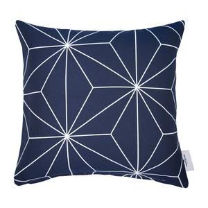 Housse de coussin T-Big Crystals Tissu mélangé - Bleu