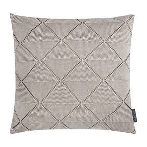 Housse de coussin Purl Tissu mélangé - Taupe