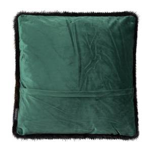 Housse de coussin Mellow Tissu mélangé - Multicolore / Vert sapin