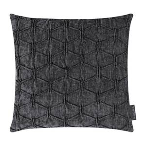 Housse de coussin Matrix Tissu mélangé - Anthracite