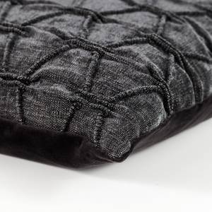 Housse de coussin Matrix Tissu mélangé - Anthracite