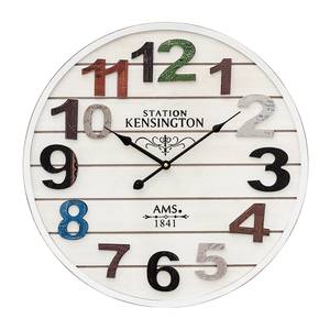 Horloge murale Woodridge Quartz - Blanc vieilli