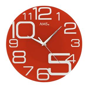 Horloge murale Naranjo Quartz - Rouge