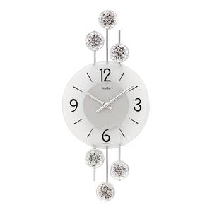 Horloge murale Luki III Quartz - Argenté