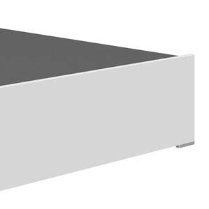 Kinderbett Joker (mit Bettschubkästen) Weiß, Absetzungen Graphit - 140 x 200cm