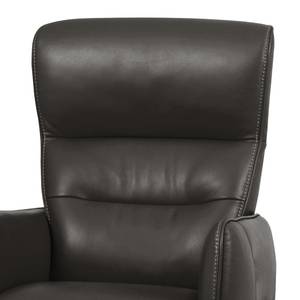 Fauteuil relax Amapa Cuir véritable - Marron bison