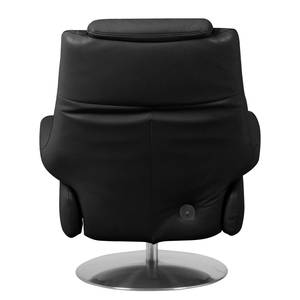 Fauteuil relax Sarchi Cuir véritable - Noir