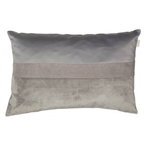 Housse de coussin Cord Polyester - Gris clair - 58 x 38 cm