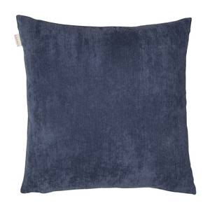 Housse de coussin Cord Polyester - Bleu jean - 45 x 45 cm