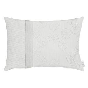 Coussin 1304 Tissu mélangé - Blanc laine - 35 x 50 cm