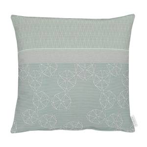 Coussin 1304 Tissu mélangé - Gris menthe - 45 x 45 cm