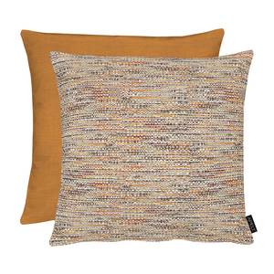 Kussensloop Tweed textielmix - Oranje