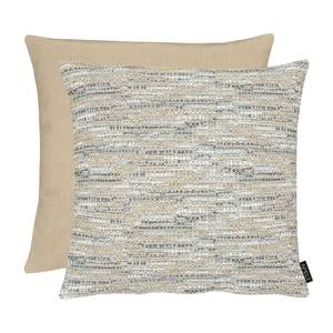 Coussin Tweed Tissu mélangé - Beige - 45 x 45 cm